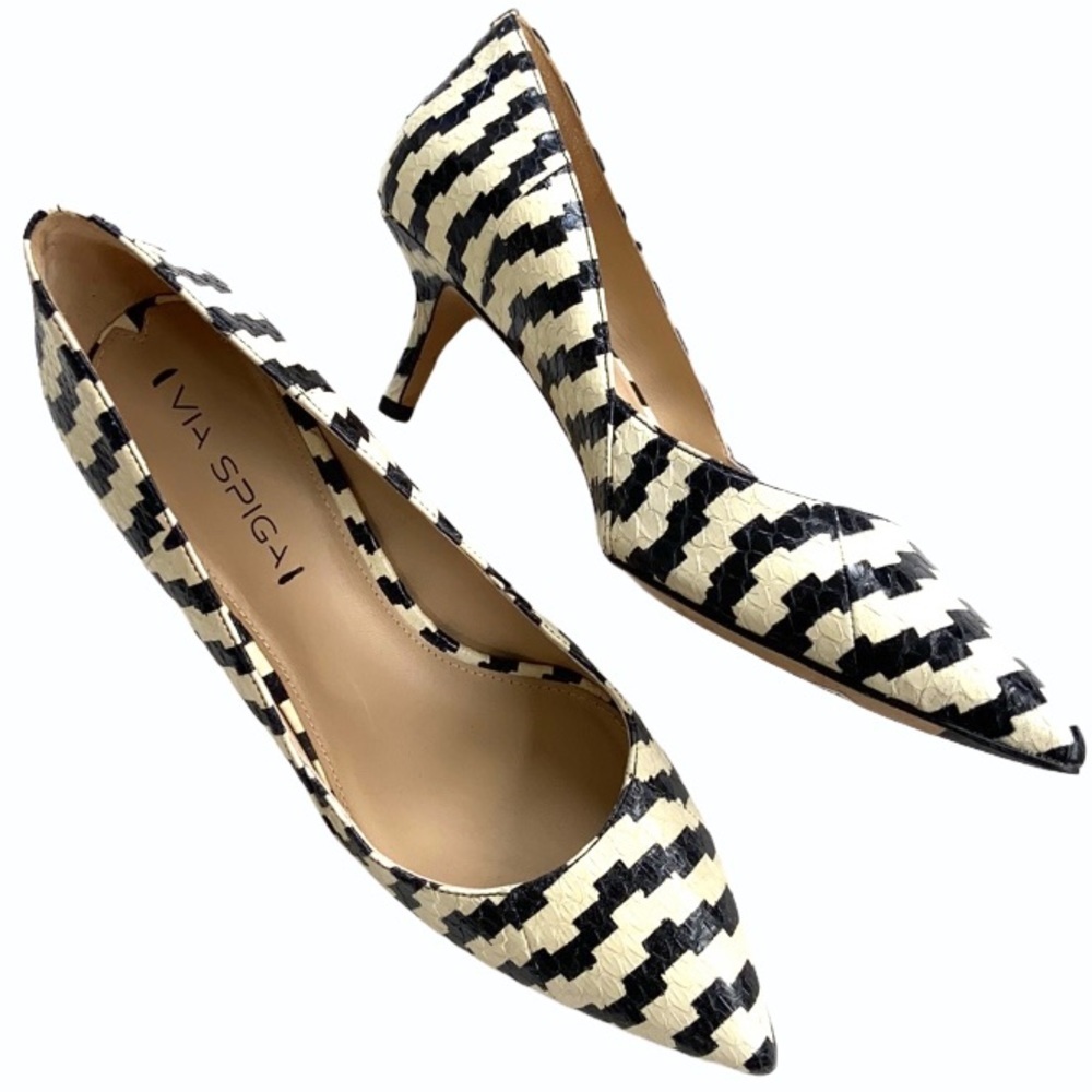 EUC Via Spiga leather heels